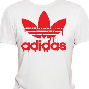 Adidas Drip Red Logo Tee
